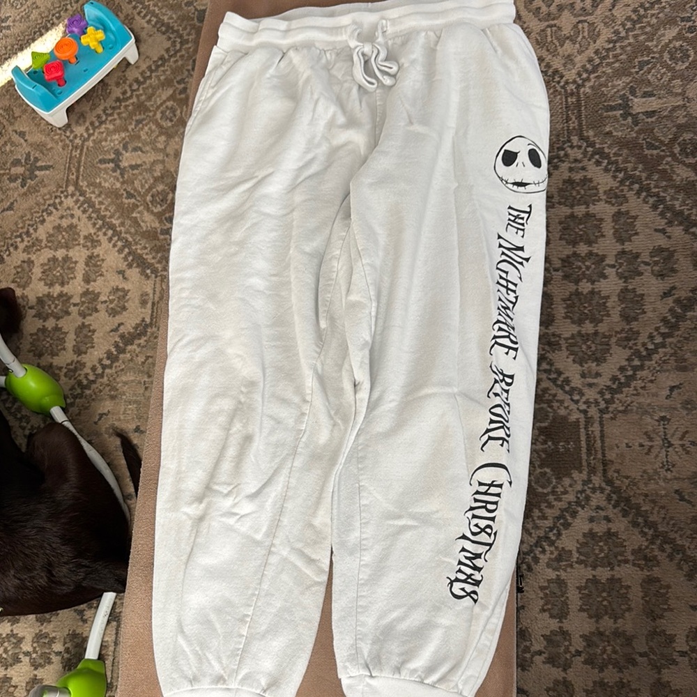 White sweatpants